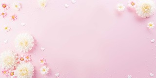 粉色花朵简约文艺唯美小清新浪漫温馨母亲节展板背景